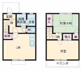 レガーロカンパーニャ【B-2号室】の間取り