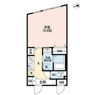 仮)フォーラム大森北【1階】の間取り