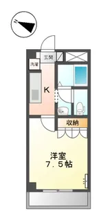 エルアール豊坂【1階】の間取り