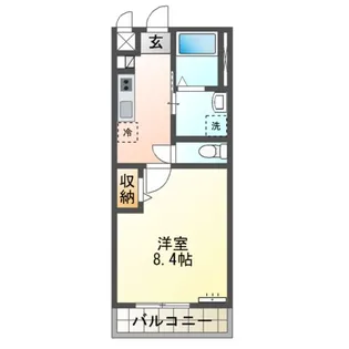 プレシャスワン翔(Precious one翔)【2階】の間取り