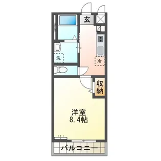 プレシャスワン翔(Precious one翔)【2階】の間取り