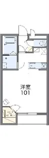 レオパレスHIROSHI【103号室】の間取り
