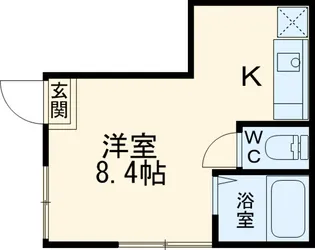 ROSSO松が丘【1階】の間取り