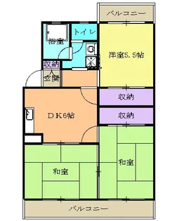 第二ハイツ昌【2階】の間取り