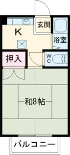 ハイツKTYⅡ【201号室】の間取り