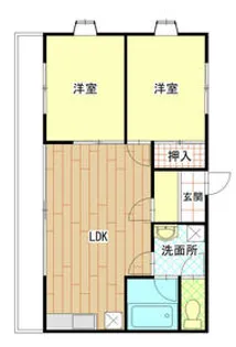 モリタコテージ【2階】の間取り