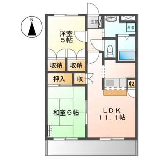 サブリメイト【1階】の間取り