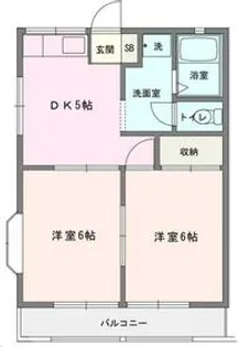 Nシティ中野【106号室】の間取り