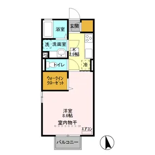 パトリア大手町【1階】の間取り