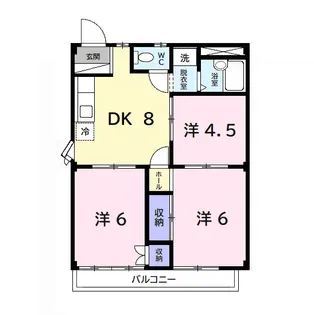 ニューパレス【2階】の間取り
