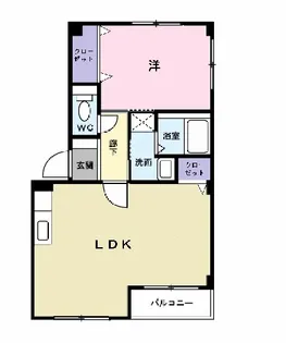 ファミールY.S【1階】の間取り