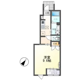 プランドール【1階】の間取り
