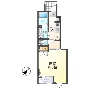 プランドール【1階】の間取り