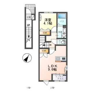 プランドール(Prendre)【2階】の間取り