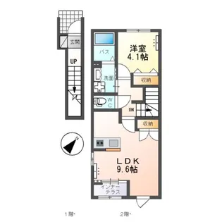 プランドール(Prendre)【2階】の間取り