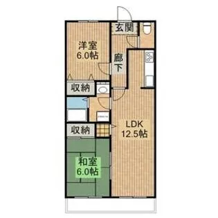 ハイデ上町【3階】の間取り