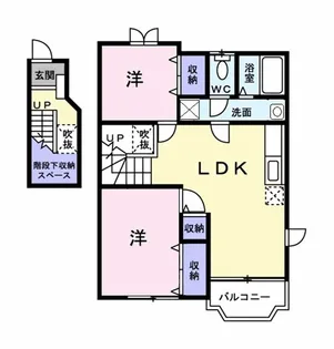 クレストール・マサ【2階】の間取り