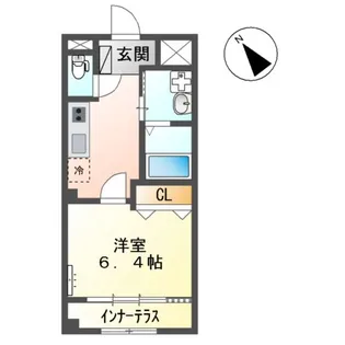 リベルタS【1階】の間取り