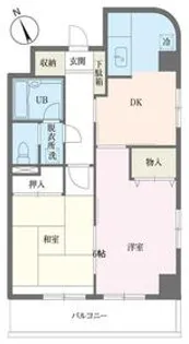 ジュネパレス松戸第94【301号室】の間取り