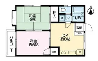 アンジュⅠ番館【2階】の間取り