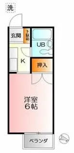 霞台ハイツ【207号室】の間取り