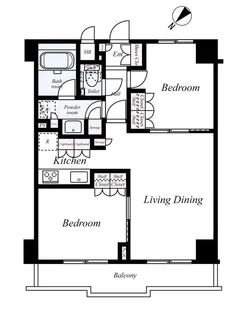 ルーブル王子本町【405号室号室】の間取り