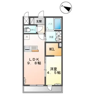 OLIVE(オリーブ)【2階】の間取り