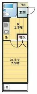 サンパレス古河A館【303号室】の間取り