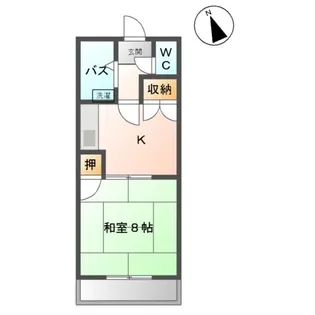 ハイツL【2階】の間取り