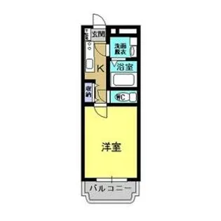 Y&Mウイング・リバー【3階】の間取り