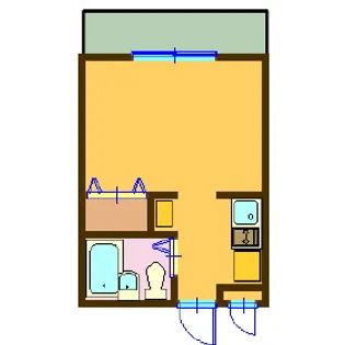 パレス山手【1階】の間取り