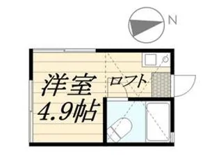 ピュアハウス藤棚三番館【0201号室】の間取り