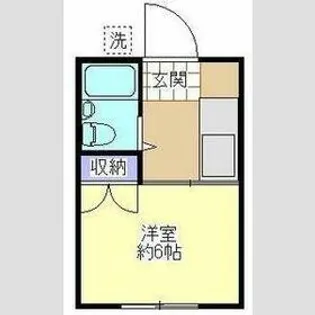 エンゼル西生田【1階】の間取り