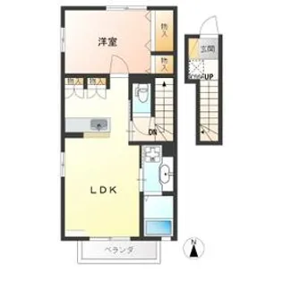 ビューラーKEN C【2階】の間取り