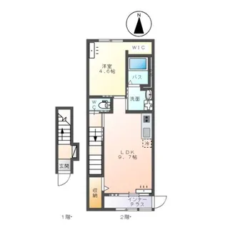 ルナ ハウス【2階】の間取り