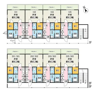 キャメル西新井【1階】の間取り