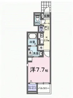 バーミィ ベル【1階】の間取り