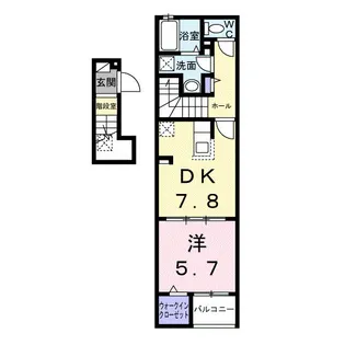 バーミィ ベル【2階】の間取り