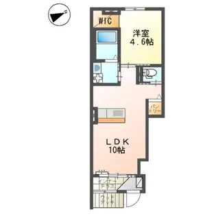 メゾン・ココ岩波【1階】の間取り