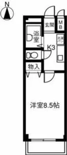 SUNNY PLACE妙興寺【201号室】の間取り