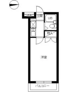スカイコート多摩川第2【3階】の間取り