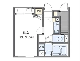 レオネクストジャルディーノB【1階】の間取り
