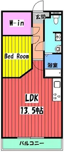 ラフィナート和泉【302号室】の間取り