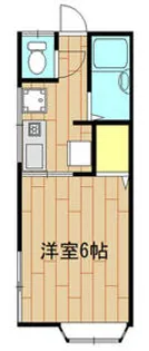 ミウラハイツ【2階】の間取り