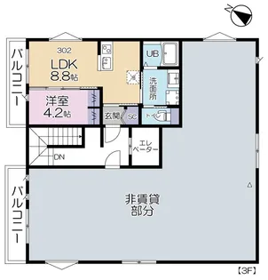 Est Felicita 押上【302号室】の間取り