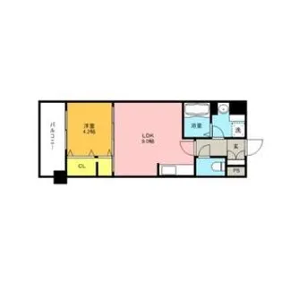 スタンドリバーしののめ【0308号室】の間取り