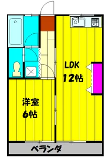 高橋ビル【302号室】の間取り
