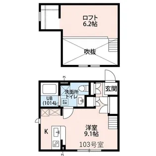 プリマ ラウレアⅢ【1階】の間取り