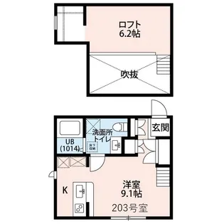 プリマ ラウレアⅢ【2階】の間取り