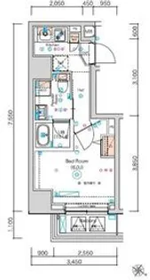 スクエアシティ横濱大通り公園AZ【11階】の間取り